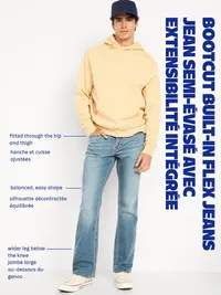 Boot-Cut Built-In Flex Jeans - Black Rinse — view 5