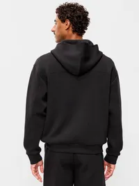 Bounce Fleece Oversized Pullover Hoodie - Black Jack — view 2