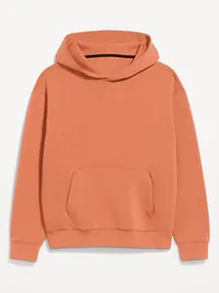 Bounce Fleece Oversized Pullover Hoodie - Light Maple — view 4