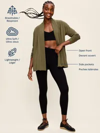 Bounce Lite Open-Front Wrap - Black Jack — view 4