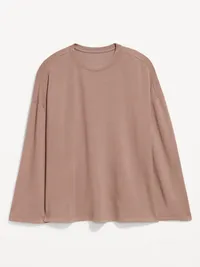 Bounce Lite Oversized Bell-Sleeve Top - Mocha — view 5
