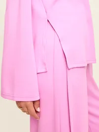 Bounce Lite Oversized Bell-Sleeve Top - Orchid — view 4