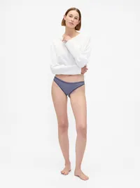 Breathe Bikini - Blue stripe — view 3