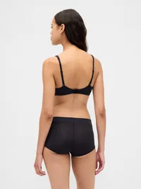 Breathe Unlined Bra - True black — view 2