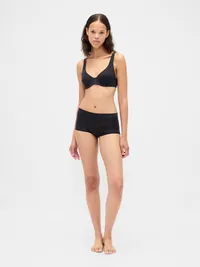 Breathe Unlined Bra - True black — view 4