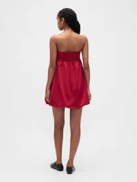 Bubble Mini Dress - Sled red — view 2