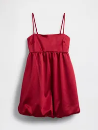Bubble Mini Dress - Sled red — view 5