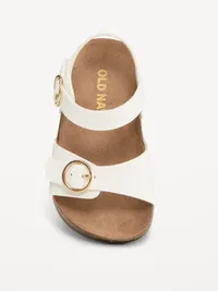 Buckled-Strap Sandals for Baby - Bone — view 2