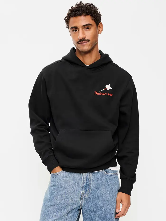 Budweiser® Pullover Hoodie - Black Jack