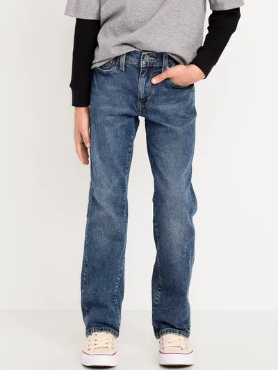Built-In Flex Boot-Cut Jeans for Boys - Medium Wash