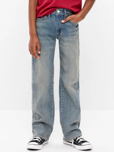 Built-In Flex Boot-Cut Jeans for Boys - Medium Wash