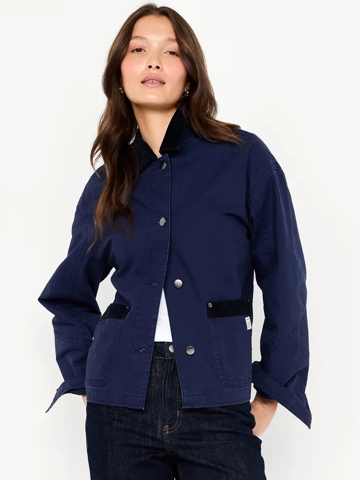 Canvas Barn Jacket - Arctic Depth