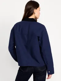 Canvas Barn Jacket - Arctic Depth — view 2