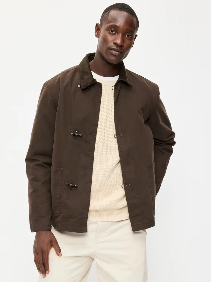 Canvas Fireman Jacket - Surface Brown