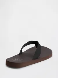Canvas Flip Flops - Terra brown — view 3