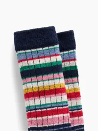 CashSoft Crew Socks - crazy stripe — view 2