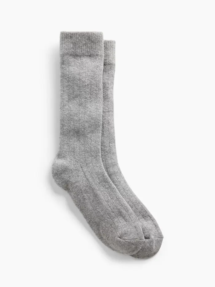 CashSoft Crew Socks - grey