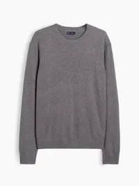 CashSoft Crew Sweater - Heather grey — view 5