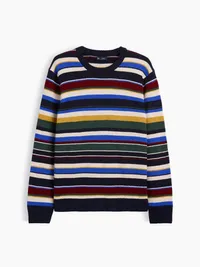 CashSoft Crew Sweater - MULTI STRIPE — view 5