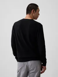 CashSoft Crew Sweater - True black — view 3
