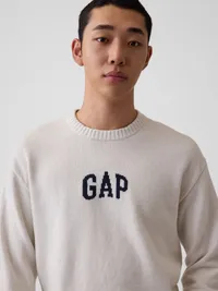 CashSoft Relaxed Logo Sweater - Regular gray — view 4