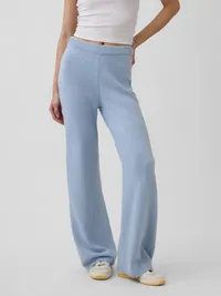 CashSoft Sweater Boot Pants - Sail blue — view 2