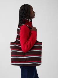 CashSoft Tote - Brown multi stripe — view 2