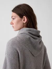 CashSoft Triangle Scarf - Heather grey — view 2