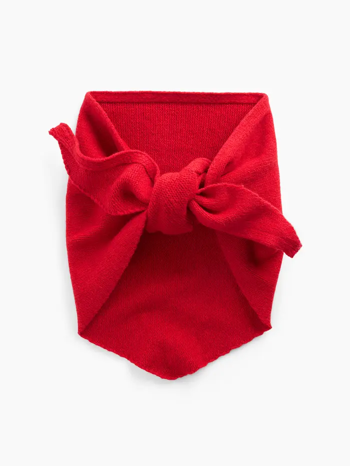 CashSoft Triangle Scarf - Modern red