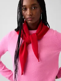CashSoft Triangle Scarf - Modern red — view 2