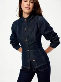Cavalry Denim Jacket - Dark Wash — view 4