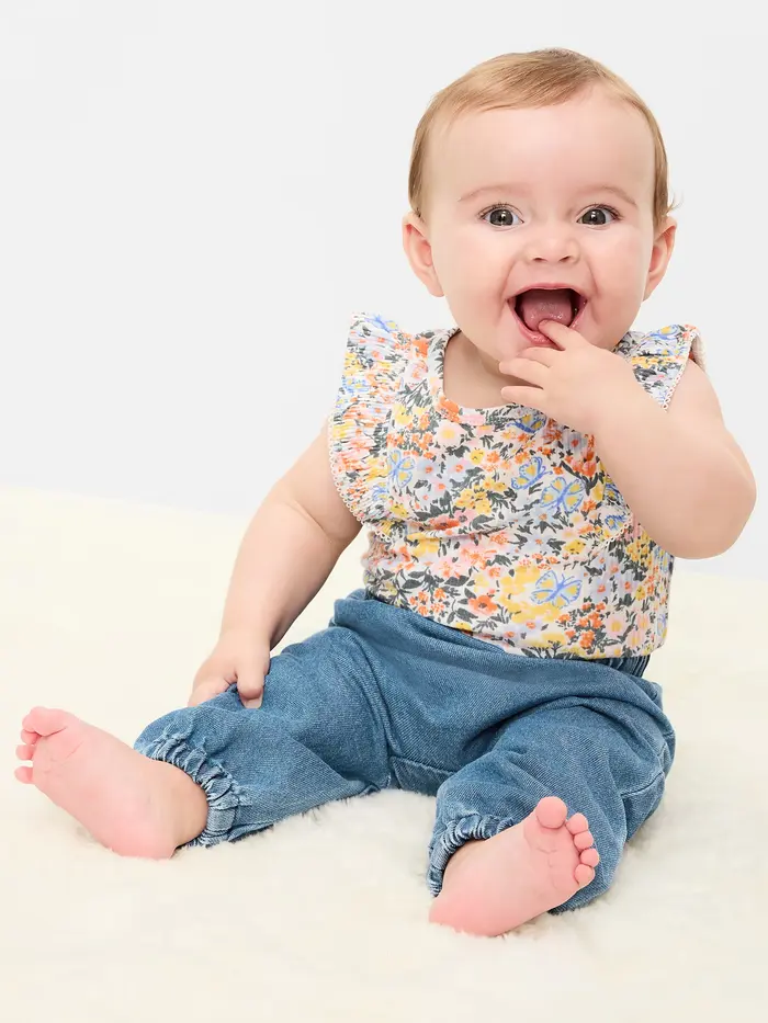 Chambray Pants for Baby - Chambray