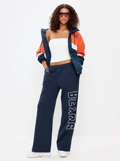 Chicago Bears High-Waisted SoComfy Wide-Leg Sweatpants for Women - Chicago Bears