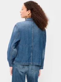 Chore Jacket - Medium Wash — view 2