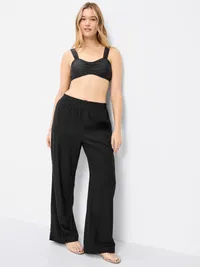 Cinched Swim Top - Black Jack — view 3