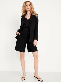 Classic Double-Weave Blazer - Black Jack — view 3