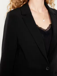 Classic Double-Weave Blazer - Black Jack — view 4