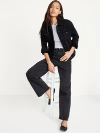 Classic Jean Jacket - Washed Black — view 3