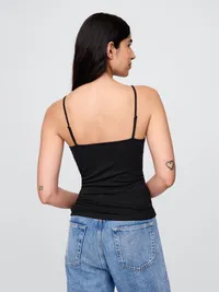 CloseKnit Basic Cami - Black — view 3