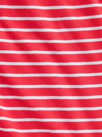 CloseKnit Jersey T-Shirt - Red & blue stripe — view 4