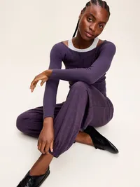 CloudComfy Cinched Balloon Jogger Pants - Nebula — view 4