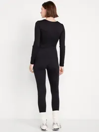 CloudComfy Long-Sleeve Bodysuit - BlackJack — view 2
