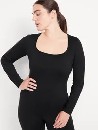 CloudComfy Long-Sleeve Bodysuit - BlackJack — view 4
