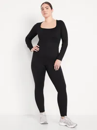 CloudComfy Long-Sleeve Bodysuit - BlackJack — view 5