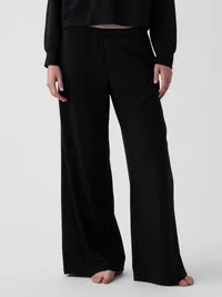 CloudLight Easy Wide-Leg Pants - Black — view 2