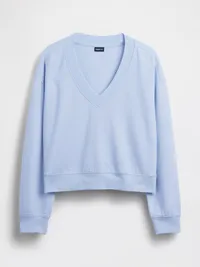 CloudLight Oversized Sweatshirt - Button down blue — view 5