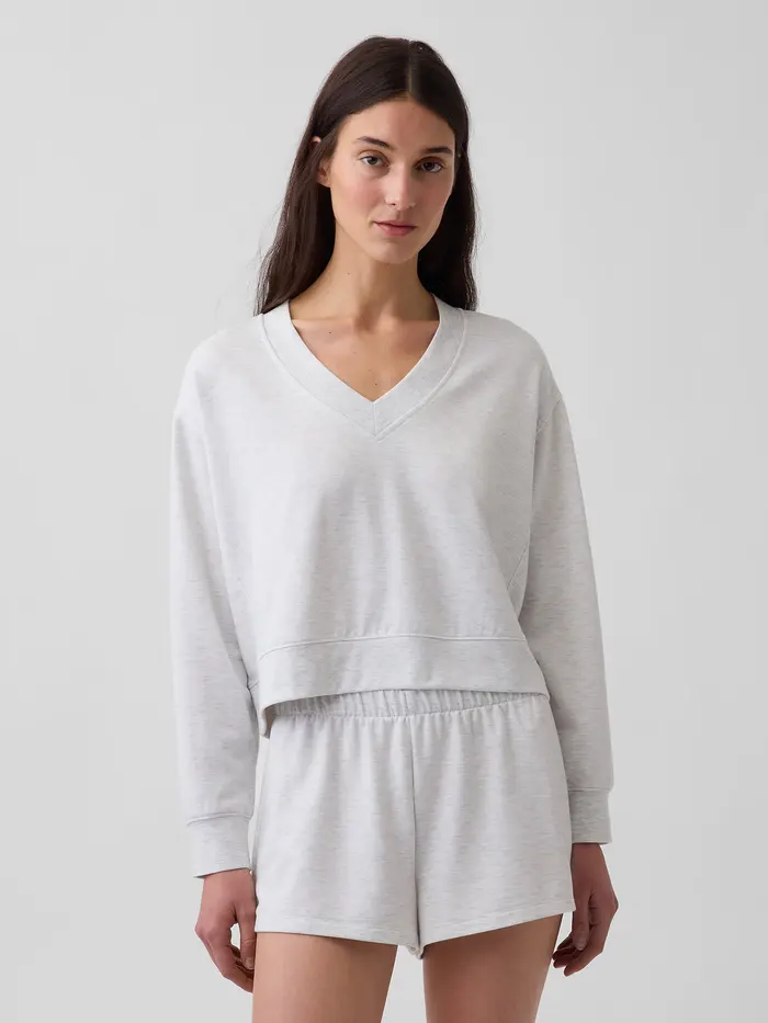 CloudLight Oversized Sweatshirt - Heather grey