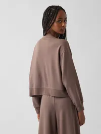 CloudLight Oversized Sweatshirt - Toasted almond brown — view 3