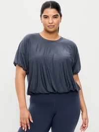 CloudMotion Bubble Top - Dusky Navy — view 5