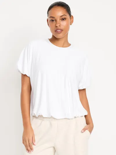 CloudMotion Bubble Top - Magnolia